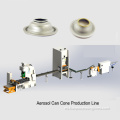 línea de producción de latas de cono de cúpula de tapa de aerosol